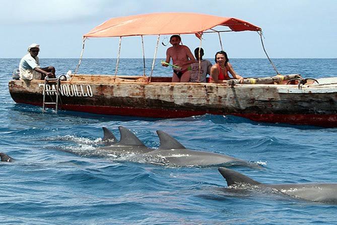 Blue safari sandbank